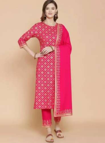 Designer Kurti Pant with Dupatta by Rupru Fashion Pvt Ltd