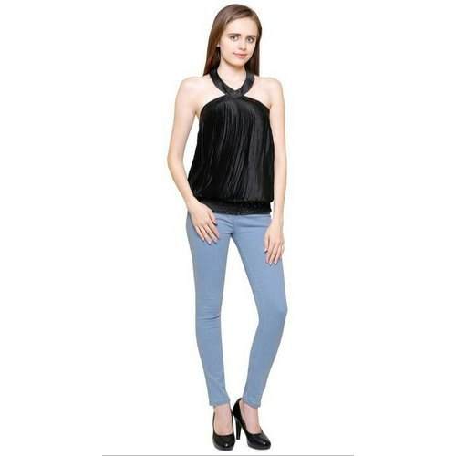 Halter Neck Western Top