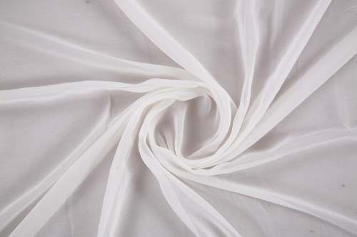 White Dyeable 40 Chinon Chiffon by GBM Fabrics