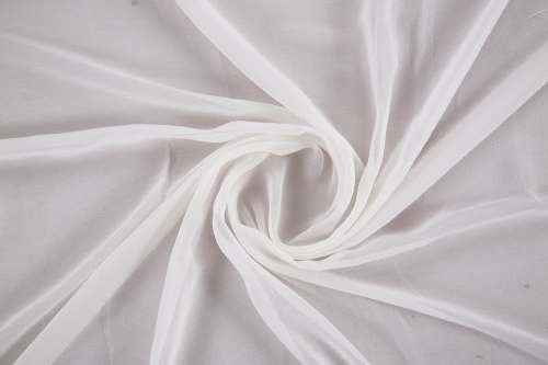 White Dyeable 40 Chinon Chiffon