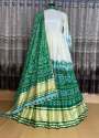 BUTTER SILK WITH DIGITAL PRINT LEHENGA thumb 3