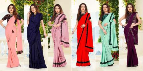 Designer Party Wear Ready To Wear Saree