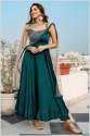 festival-wear-plain-tafeta-silk-long-gown