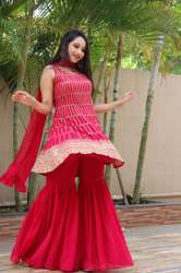 Fox Georgette With Siqwans Top And Palazzo