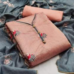 Heavy Diable Embroidery  Work Suit