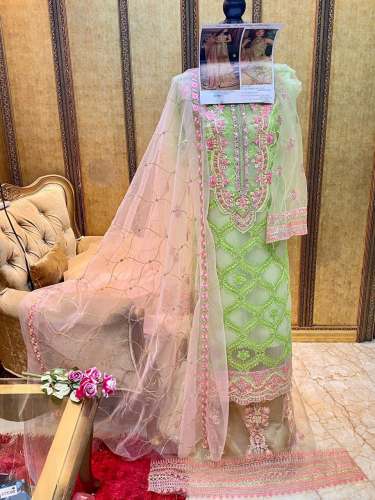 Heavy Embroidered Pakistani Style suit 