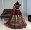 Heavy Satin Silk Embroidery Lehenga Choli