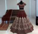 Heavy Satin Silk Embroidery Lehenga Choli thumb 2
