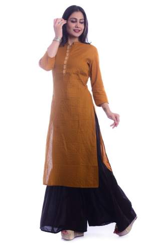 Jaipuri Cotton Kurti Palazzo Suit
