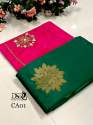 Kanchi  Big Chakra Soft Silk Sarees thumb 3