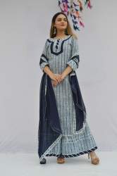 Kurti Garara Nazleen Dupatta Set 