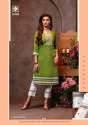 Lucknowi Heavy Cotton Kurti thumb 1