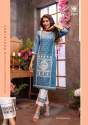 Lucknowi Heavy Cotton Kurti thumb 2