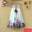 New Digital Printed Silk Skirts thumb 3