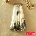 New Digital Printed Silk Skirts thumb 9