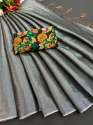 New Rich Rambo Silk Fabric Saree thumb 1