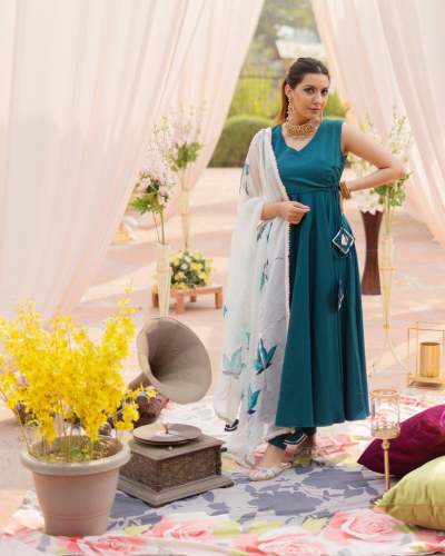 Party Wear Pent Suit With Dupatta