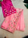 Pure Organza Jaipuri Saree thumb 8