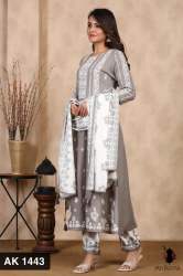 Rayon Anarkali Festive Kurti