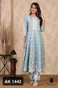Rayon Anarkali Festive Kurti thumb 8
