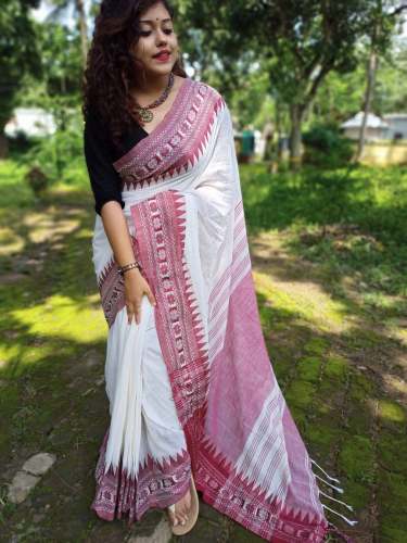 Designer Handloom Cotton Saree 