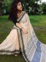 Designer Handloom Cotton Saree  thumb 2