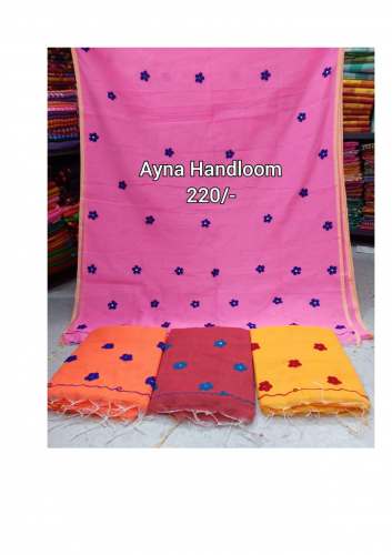 Fancy Cotton Butti work Saree