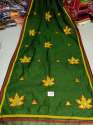 handloom cottonsilk Applique mirror work saree thumb 2