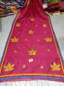 handloom cottonsilk Applique mirror work saree thumb 5