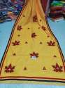 handloom cottonsilk Applique mirror work saree thumb 6