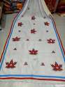 handloom cottonsilk Applique mirror work saree thumb 8