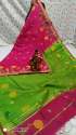 Moharani Cotton silk handloom saree with blouse thumb 10