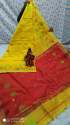 Moharani Cotton silk handloom saree with blouse thumb 3