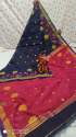Moharani Cotton silk handloom saree with blouse thumb 4