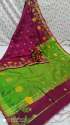 Moharani Cotton silk handloom saree with blouse thumb 6