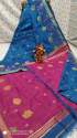 Moharani Cotton silk handloom saree with blouse thumb 9