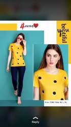 Ladies Designer Print T Shirt