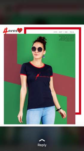 Ladies Designer T shirt