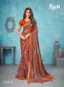Chiffon Border Saree thumb 10