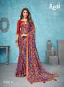 Chiffon Border Saree thumb 3