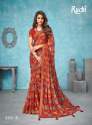 Chiffon Border Saree thumb 4