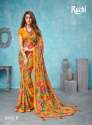 Chiffon Border Saree thumb 9