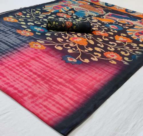  Digital Print Kalamkari Saree by ns textile