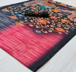  Digital Print Kalamkari Saree