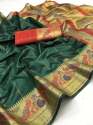 Exclusive Lichi Silk Saree thumb 2