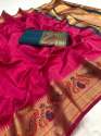 Exclusive Lichi Silk Saree thumb 3