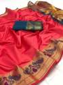 Exclusive Lichi Silk Saree thumb 5