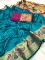 Exclusive Lichi Silk Saree thumb 7