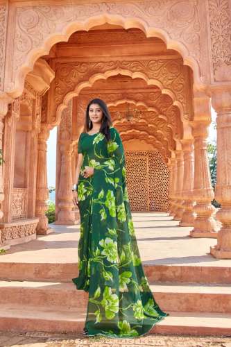 Georgette Printed Sarees