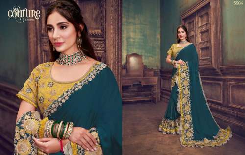 Stylish Silk Georgette Saree